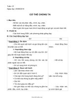 Giáo án Tự nhiên xã hội khối 1 - Tuần 1 đến tuần 8