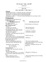 Bài soạn môn học khối lớp 1 - Tuần học 4 năm học 2009