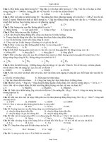 Bài tập Vật lý 10