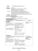 Bài dạy Đại số 10 NC tiết 11: Số gần đúng và sai số ( tiếp theo )