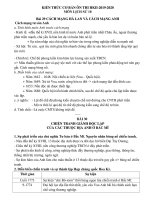 NỘI DUNG ÔN TẬP THI HỌC KỲ II-2019-2020 MÔN SỬ 10