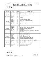 Giáo án tổng hợp môn lớp 4 - Tuần 15 - Trường Tiểu học “B” Long Giang