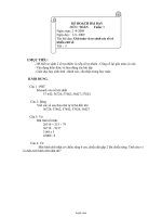 Giáo án môn Toán khối 4 - Tiết 5: Giải toán và so sánh các số có nhiều chữ số