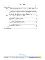 Hệ thống các thể loại bài viết Tiếng Anh cấp THPT