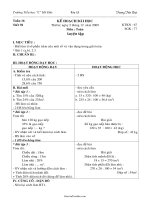 Giáo án Toán lớp 5 - Tuần 16 - Tiêt 78: Luyện tập - Trương Tiến Đạt - Trường Tiểu học 