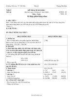 Giáo án Toán lớp 5 - Tuần 7 - Tiết 36: Số thập phân bằng nhau - Trương Tiến Đạt - Trường Tiểu học 