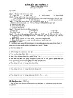 Đề KS lớp 5 tháng 1 - Nguyễn Thị Thương