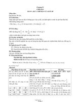 Giáo án môn Toán học 11 - Tiết 49 đến tiết 77