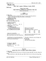 Giáo án lớp 1A- Tuần 27