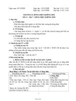 Giáo án Vật lý lớp 11 - Tiết 11 – Bài 7: Dòng điện không đổi