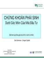 CHỨNG KHOÁN PHÁI SINH (THỊ TRƯỜNG PHÁI SINH SLIDE) 