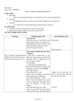 Giáo án môn Tin học 10 - Tiết 68, 69 - Bài 24: Thực hành định dạng ô