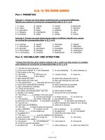 Giáo án môn Tiếng anh khối 11 - Unit 12: The asian games