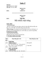 Giáo án Tổng hợp môn lớp 4 - Tuần dạy 17 (chuẩn)