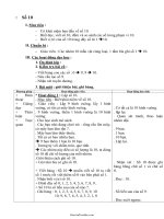 Giáo án Toán lớp 1 - Bài: Số 10