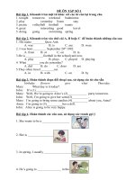 Tiếng anh lớp 5 từ ngày 16 tháng 3