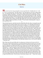 Giáo án Ngữ văn khối 11 - Chí Phèo - Nam Cao