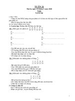 Giáo án Buổi 2 Lớp 4 - Tuần 21 - Năm học 2009-2010