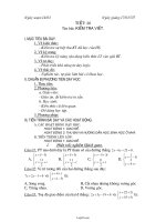 Giáo án Hình học 10 NC tiết 36: Kiểm tra viết