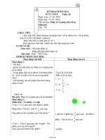 Giáo án môn Toán khối 4 - Tiết 98: Phân số và phép chia số tự nhiên (tiếp)