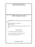 Một số biện pháp để công tác chủ nhiệm lớp đạt kết quả cao.