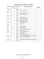 Giáo án các môn lớp 4 - Tuần học 8 năm học 2013