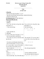 giáo án lớp 1 th hoàng lâu