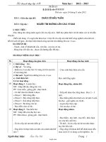 Giáo án Tổng hợp môn lớp 4 - Tuần dạy 13 đến tuần 18