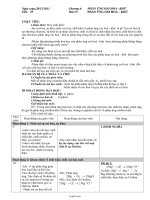 Giáo án Hóa học 10 - Tiết 29, 30 Bài 17: Phản ứng oxi hoá – khử