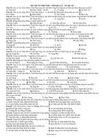 Đề thi tốt nghiệp THPT môn Địa lý - Mã đề 321