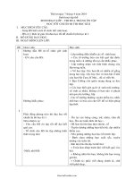 Giáo án ngoài giờ lên lớp - Tiết 30: Sinh hoạt lớp – Thi đua tháng ôn tập học tốt chuẩn bị thi học kì II