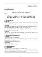 Giáo án Hướng dẫn ngoài giờ lên lớp Lớp 4 - Năm học 2010-2011