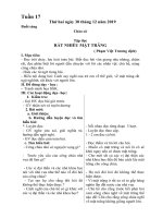 Giáo án lớp 4C- Tuần 17