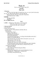 Giáo án Tổng hợp lớp 1 - Tuần 28 Trường Tiểu học Hồng Tiến