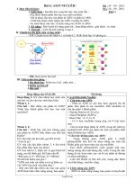 Giáo án Sinh học 10- Bài 6: Axit Nucleic - Năm học 2016-2017
