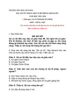 BÀI ÔN TẬP Ở NHÀ TRONG THỜI GIAN NGHỈ PHÒNG DỊCH - MÔN TIẾNG VIỆT LỚP 1