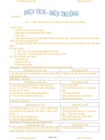 Giáo án môn Vật lý khối 11 - Tiết 1 đến tiết 27