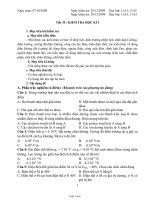 Giáo án Vật lý lớp 11 - Tiết 35: Kiểm tra học kì I