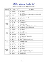 Giáo án Tổng hợp môn học lớp 4 - Tuần 35 năm học 2013