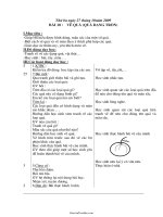 Giáo án Mĩ thuật 1 - Tiết 10 đến tiết 17