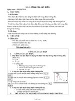Giáo án môn Vật lý lớp 11 - Tiết 5, 6