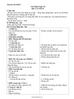 Giáo án Lớp 1 - Tuần 33