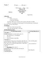 Giáo án Tổng hợp lớp 4 - Tuần 7 (Thứ 2)