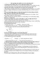 Đề cương ôn tập trong thời gian nghỉ phòng dịch Corona môn Lý 8