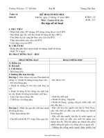 Giáo án Luyện từ và câu lớp 5 - Tiết 27: Ôn tập về từ loại - Trương Tiến Đạt - Trường Tiểu học 