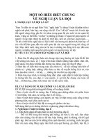 Giáo án môn Ngữ văn khối 11 - Một số hiểu biết chung về nghị luận xã hội