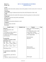 Bài soạn môn học Tiếng Anh 11 - Period 102 - Unit 16: The wonders of the world