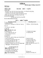 Giáo án dạy học khối 1 - Tuần 24 (chuẩn)