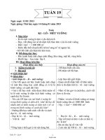 Giáo án tổng hợp môn lớp 4 - Tuần lễ 19