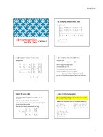 các hệ phương trình sau có nghiệm hay không